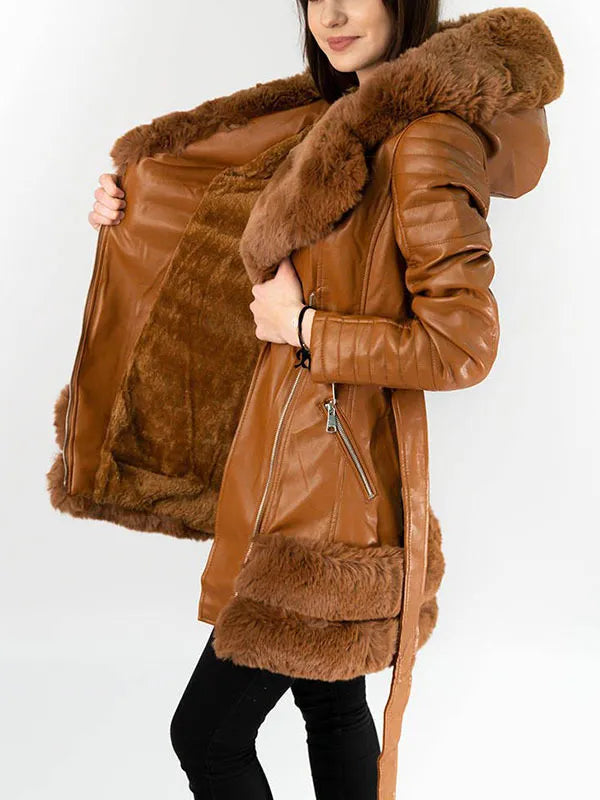 Chaqueta Larga con Capucha Integrada para Mujer | Ideal para la Temporada Fría