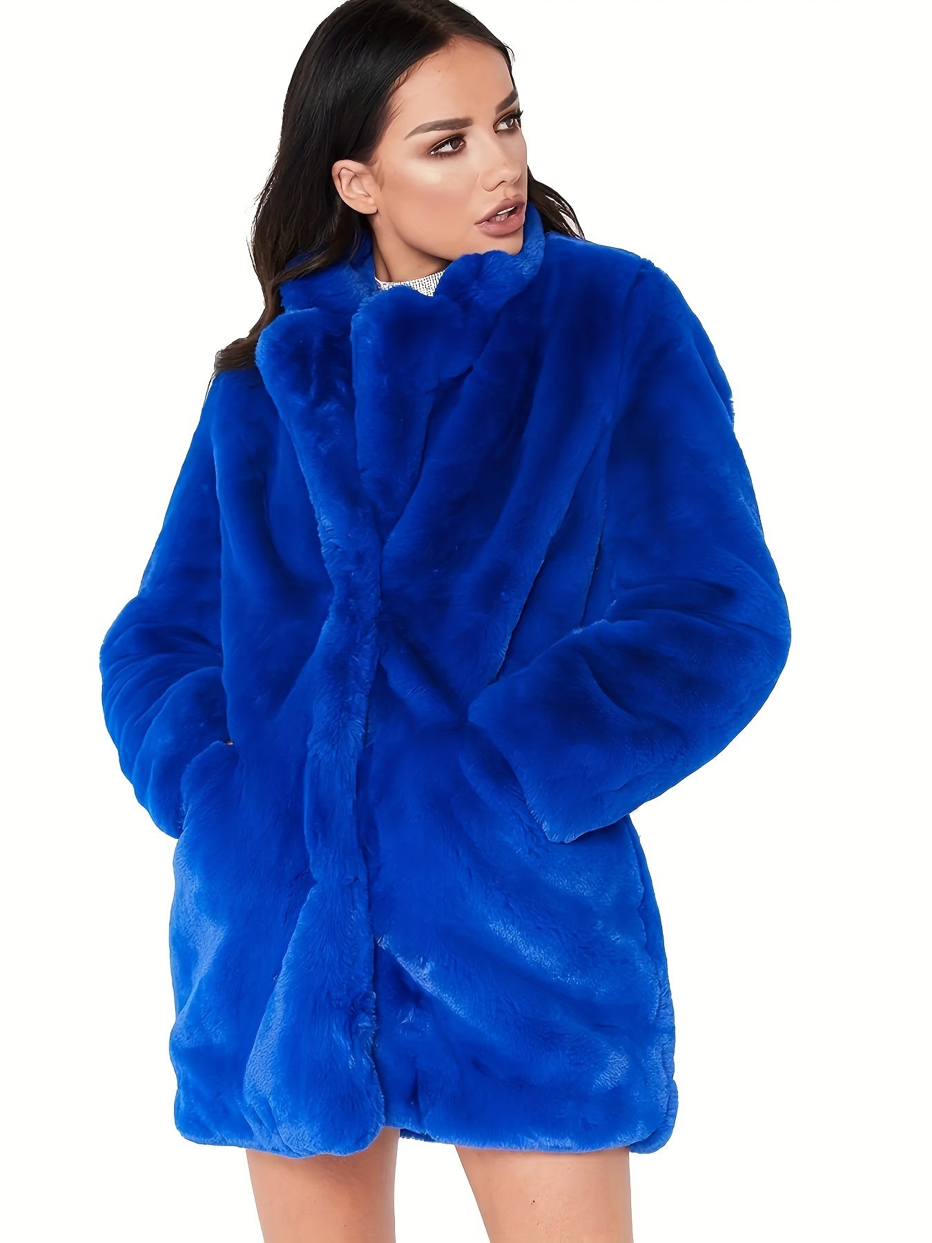 Abrigo Midi con Cierre Oculto para Mujer | Ideal para Temporadas de Transición