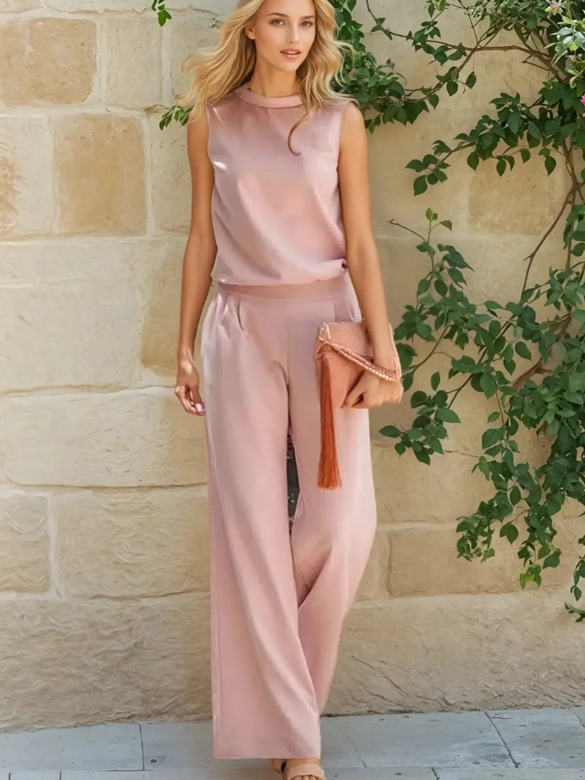 Mono Sin Mangas De Corte Recto Para Mujer | Ideal Para Temporada Cálida Y Uso Diario