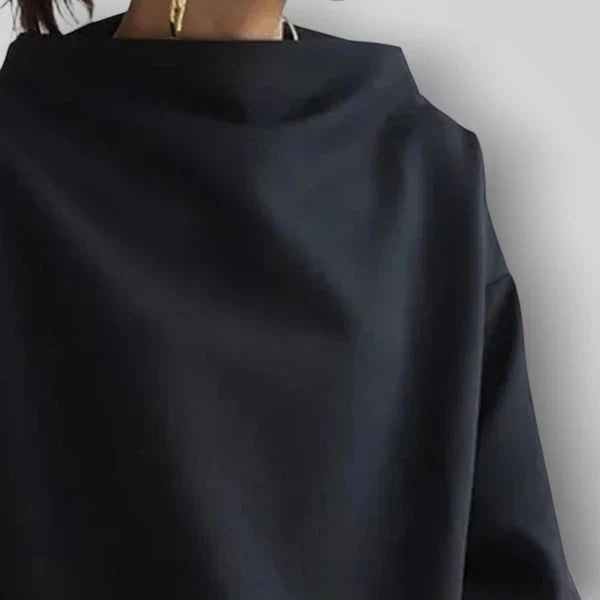 Jersey De Cuello Alto De Corte Clásico para Mujer | Ideal para Invierno