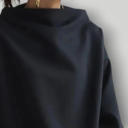 Jersey De Cuello Alto De Corte Clásico para Mujer | Ideal para Invierno