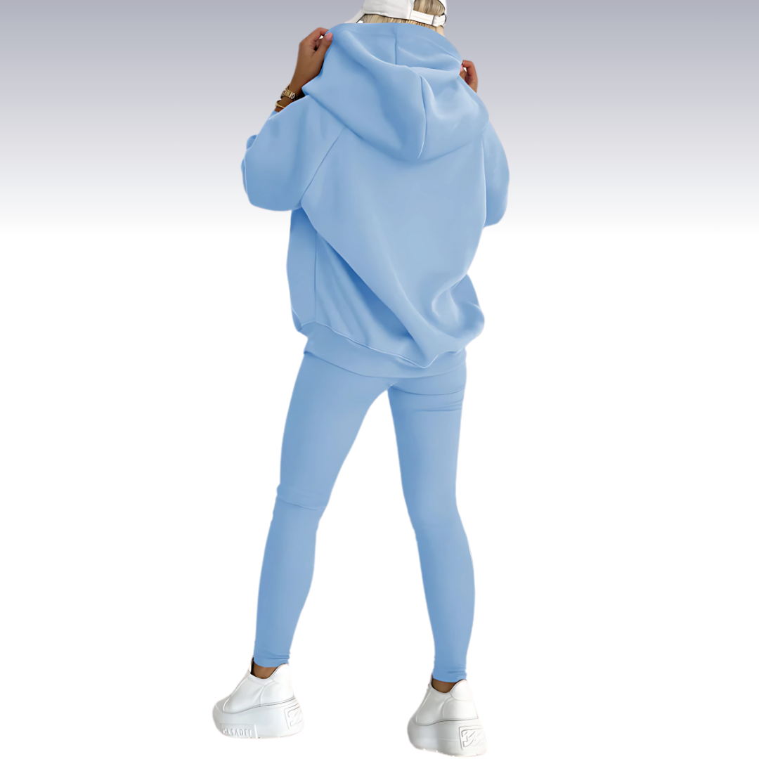 Conjunto Deportivo De 3 Piezas Con Diseño Coordinado Para Mujer | Ideal Para Entrenamiento Y Uso Diario