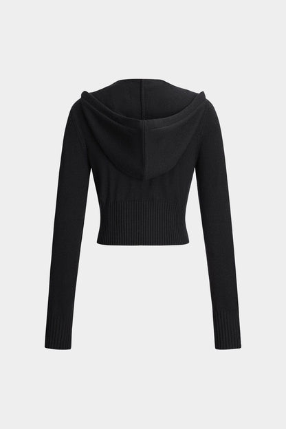 Conjunto De Dos Piezas Con Chaqueta Con Capucha Y Pantalón Acampanado Para Mujer | Ideal Para Uso Diario