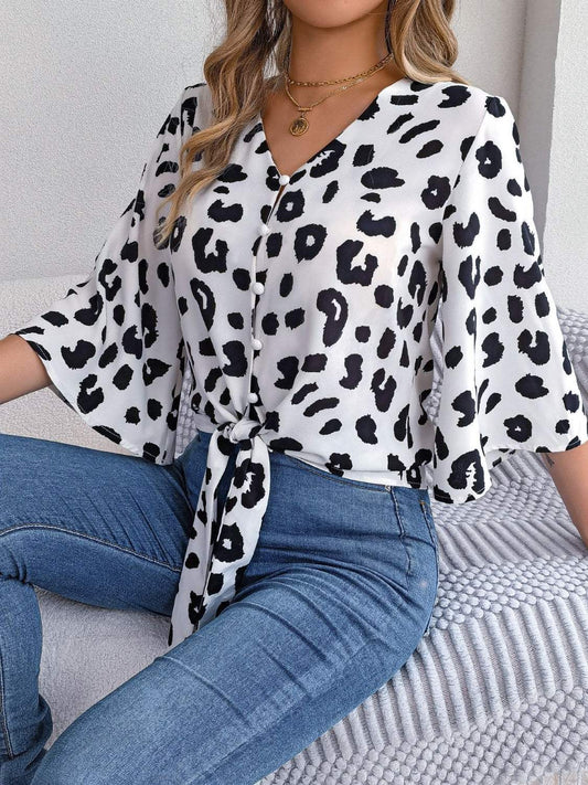Blusa Con Estampado Animal Para Mujer | Ideal Para Uso Diario Y Ocasiones Variadas