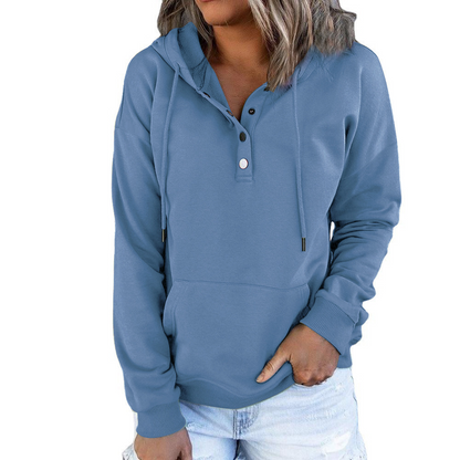 Sudadera de Cuello Redondo y Corte Relajado para Mujer | Ideal para Uso Diario o Momentos de Ocio