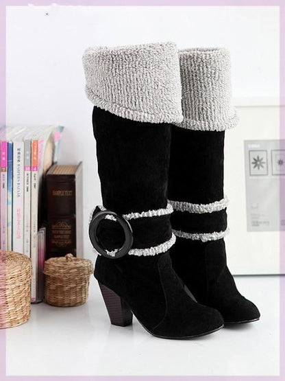 Botas Altas Hasta La Rodilla Con Tacón Para Mujer | Ideal Para Ocasiones Formales Y Diarias