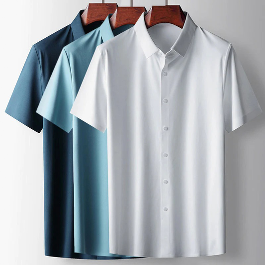 Camisa de Manga Larga con Cuello Clásico para Hombres | Ideal para Uso Diario y Formal