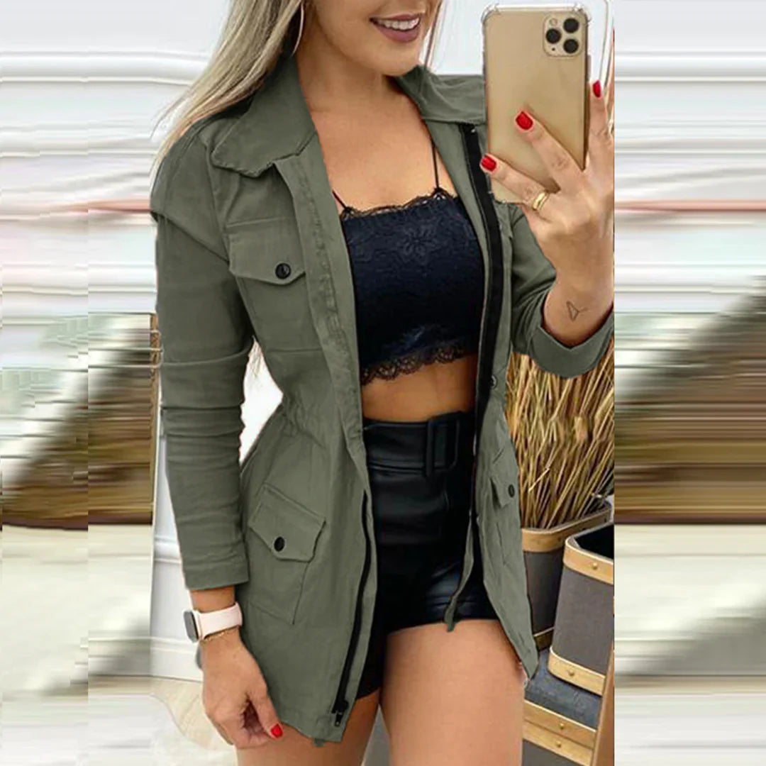 Chaqueta de Corte Recto para Mujer | Ideal para Uso Diario