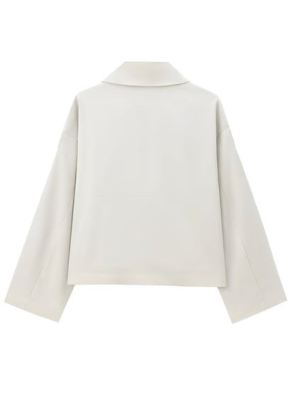 Trench Coat Corto De Doble Botonadura Para Mujer | Ideal Para Entretiempo