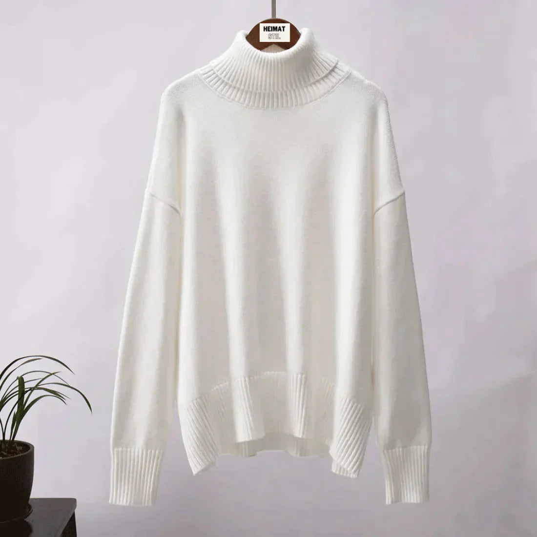 Jersey Con Diseño Clásico Y Corte Regular Para Mujer | Ideal Para Otoño E Invierno