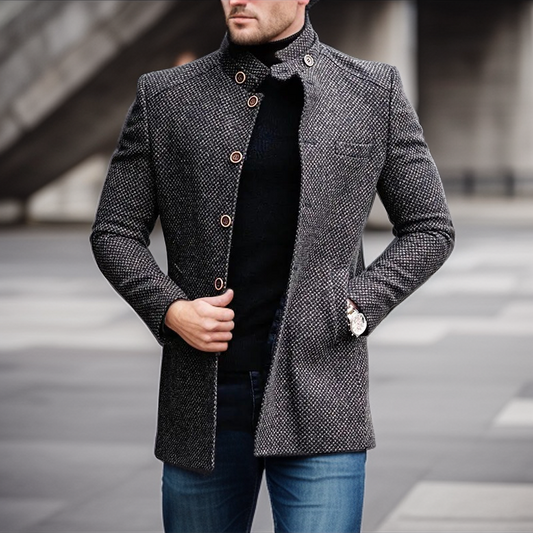 Chaqueta Para Hombre De Corte Ajustado Y Estructura Ligera | Ideal Para Uso Profesional Y Urbano