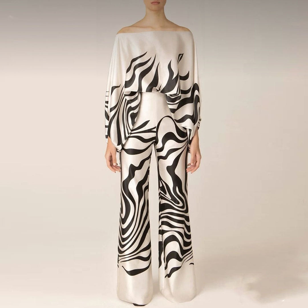 Conjunto De Dos Piezas con Top y Pantalón para Mujer | Ideal para Uso Diario