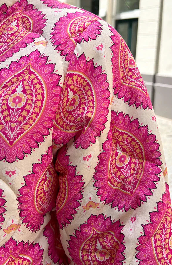 Chaqueta Bomber Con Diseño Estampado Para Mujer | Ideal Para Media Estación