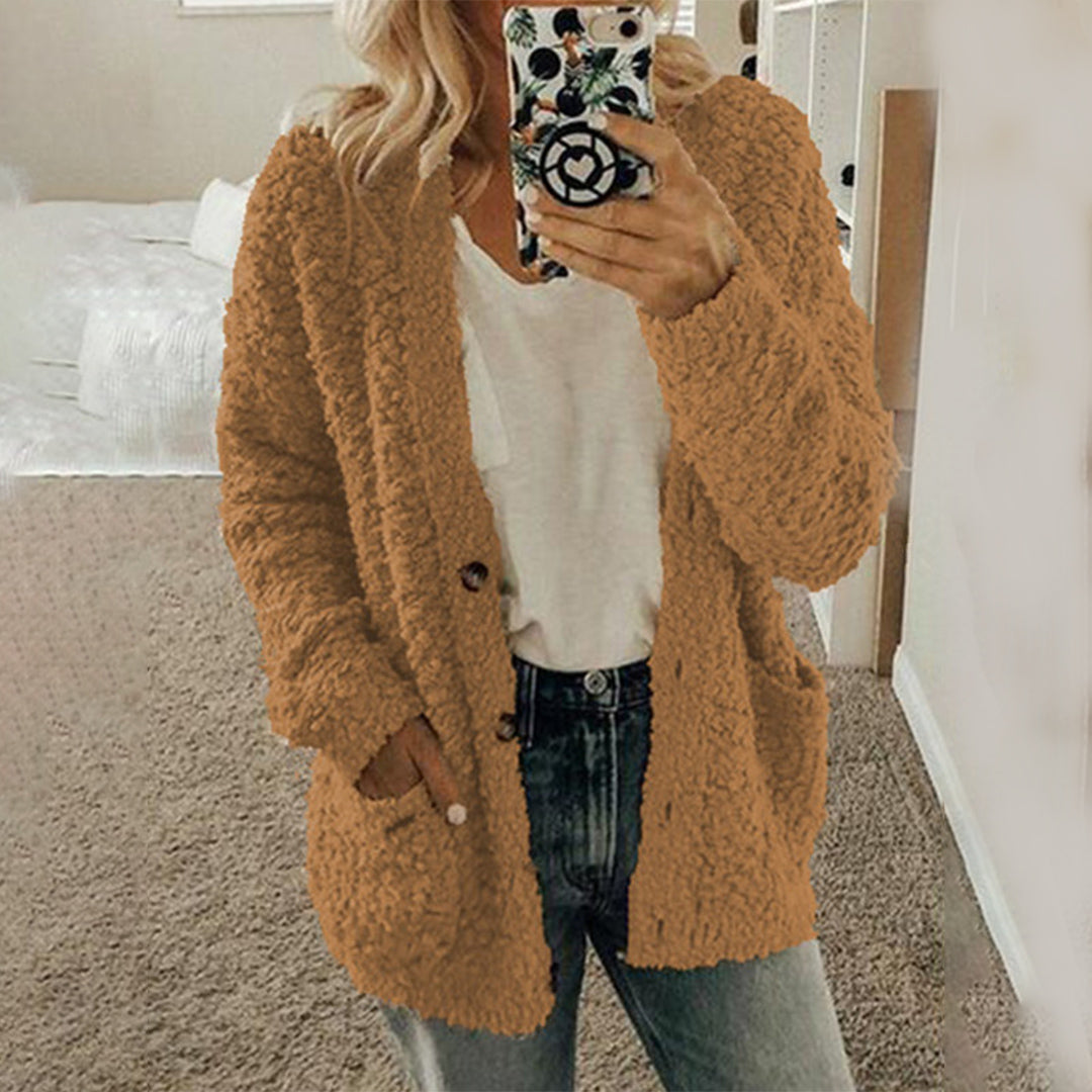 Chaqueta con Cremallera y Cuello Alto para Mujer | Ideal para Primavera y Otoño