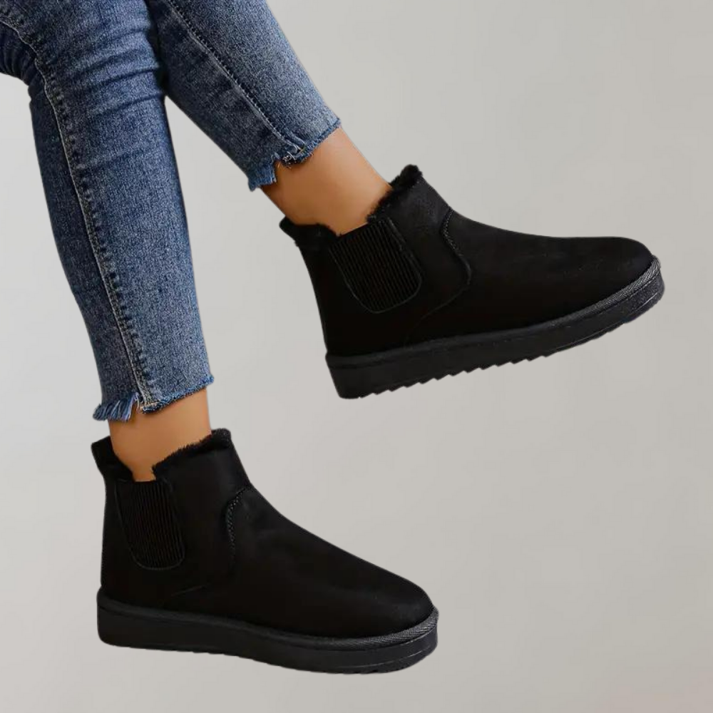Botas de Invierno con Diseño Liso para Mujer | Ideal para la Temporada Fría