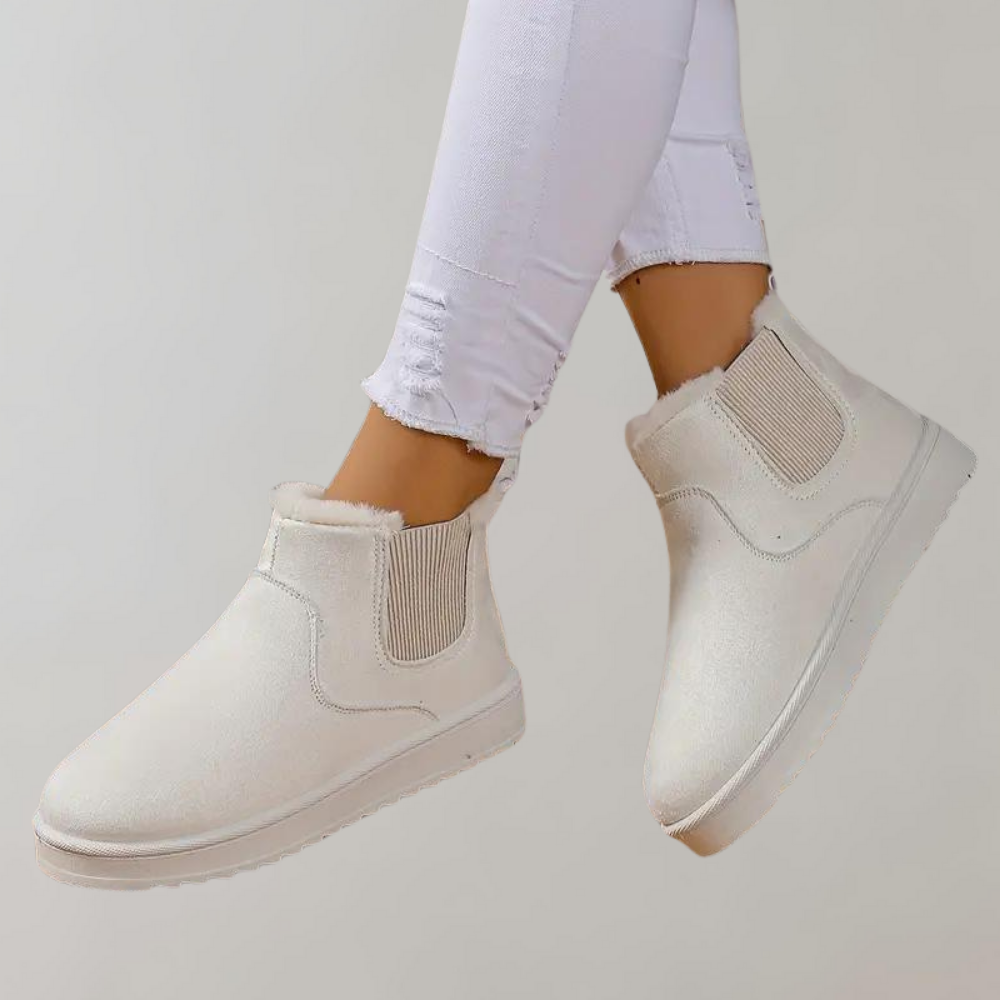 Botas de Invierno con Diseño Liso para Mujer | Ideal para la Temporada Fría
