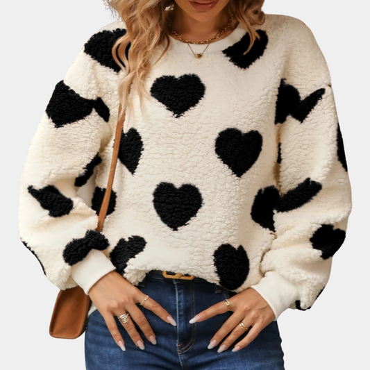 Pulóver de Corte Suelto con Mangas Largas para Mujer | Ideal para Uso Diario