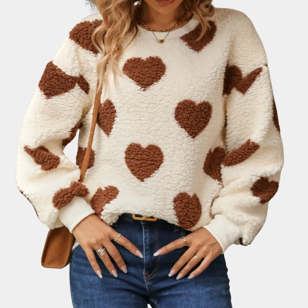 Pulóver de Corte Suelto con Mangas Largas para Mujer | Ideal para Uso Diario