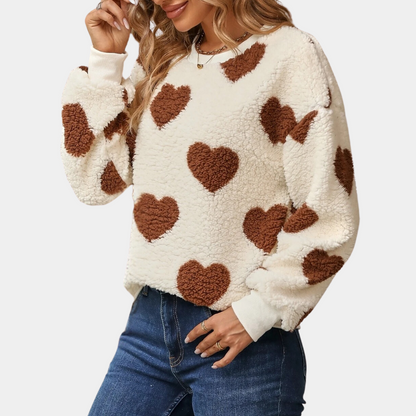 Pulóver de Corte Suelto con Mangas Largas para Mujer | Ideal para Uso Diario