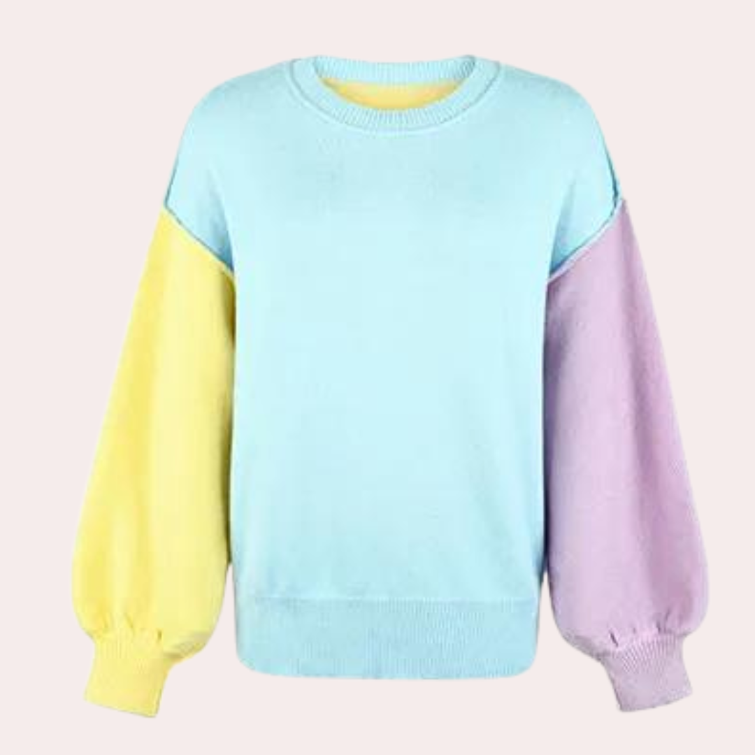 Jersey con Bloques de Color para Mujer | Ideal para Uso Diario