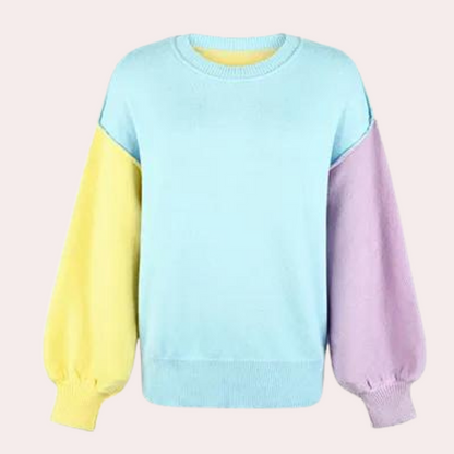 Jersey con Bloques de Color para Mujer | Ideal para Uso Diario