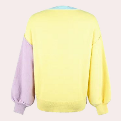 Jersey con Bloques de Color para Mujer | Ideal para Uso Diario