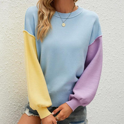 Jersey con Bloques de Color para Mujer | Ideal para Uso Diario