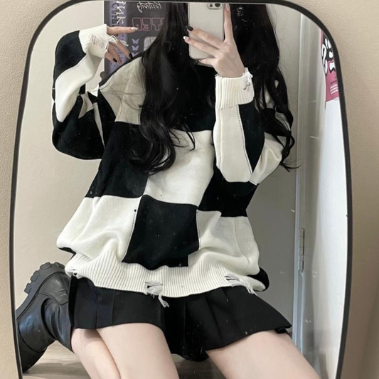 Jersey con Cuello Redondo para Mujer | Ideal para Otoño e Invierno