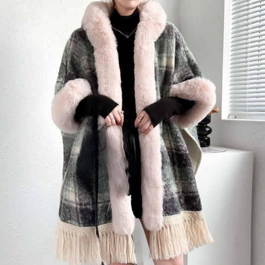 Manteau Largo Con Cinturón Integrado y Corte Clásico Para Mujer | Ideal Para La Temporada Fría