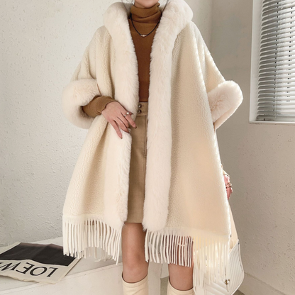 Manteau Largo Con Cinturón Integrado y Corte Clásico Para Mujer | Ideal Para La Temporada Fría