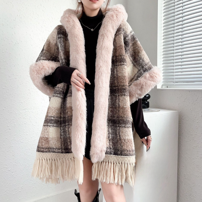Manteau Largo Con Cinturón Integrado y Corte Clásico Para Mujer | Ideal Para La Temporada Fría