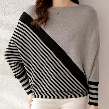 Pulóver de Punto con Diseño Liso para Mujer | Ideal para Uso Diario