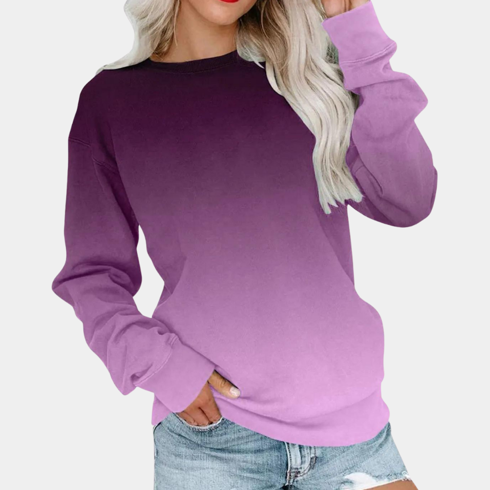 Sudadera con Efecto Degradado para Mujer | Ideal para Uso Diario o Momentos de Ocio