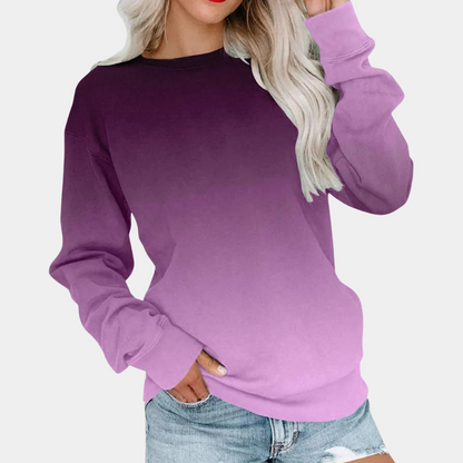 Sudadera con Efecto Degradado para Mujer | Ideal para Uso Diario o Momentos de Ocio