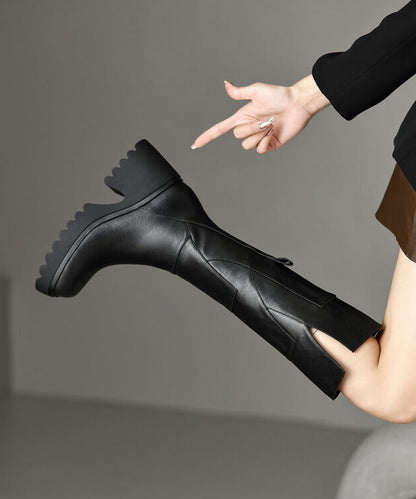 Botas Marrones Con Abertura Lateral Y Cierre Para Mujer | Ideal Para Uso Diario