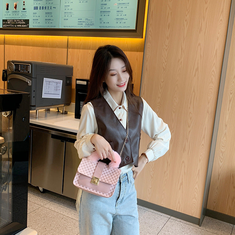 Mini Bolso Cuadrado Con Compartimentos Interiores Para Mujer | Ideal Para Uso Diario Y Salidas En Ciudad