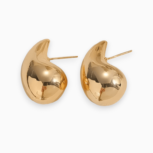 Pendientes Chapados en 14K con Motivo Mosaico para Mujer | Ideal para Uso Diario o Diferentes Ocasiones