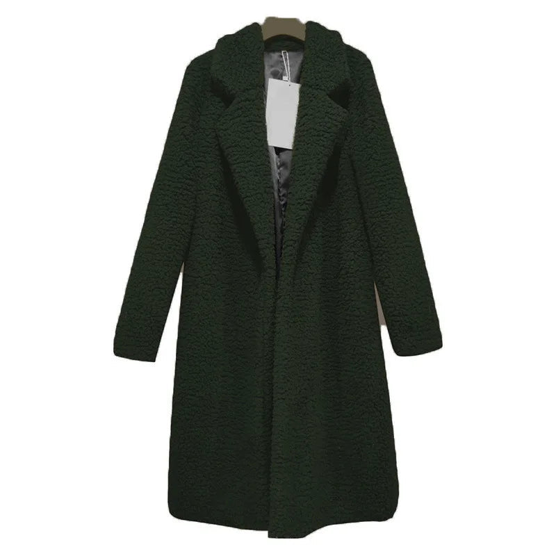 Manteco Largo con Corte Amplio para Mujer | Ideal para Invierno