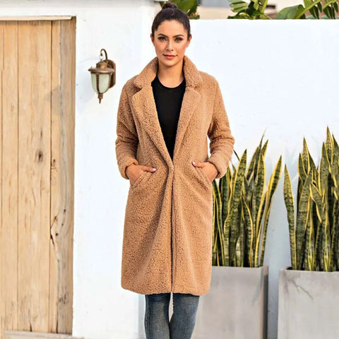 Manteco Largo con Corte Amplio para Mujer | Ideal para Invierno