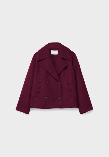 Chaqueta Corta Cruzada con Doble Botonadura para Mujer | Ideal para Oficina y Uso Diario