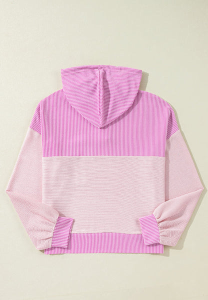 Sudadera Con Capucha y Bloques De Color Para Mujer | Ideal Para Uso Diario