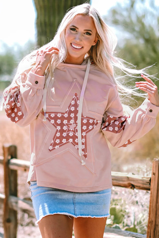 Sudadera Con Capucha y Estampado De Estrellas Para Mujer | Ideal Para Uso Diario