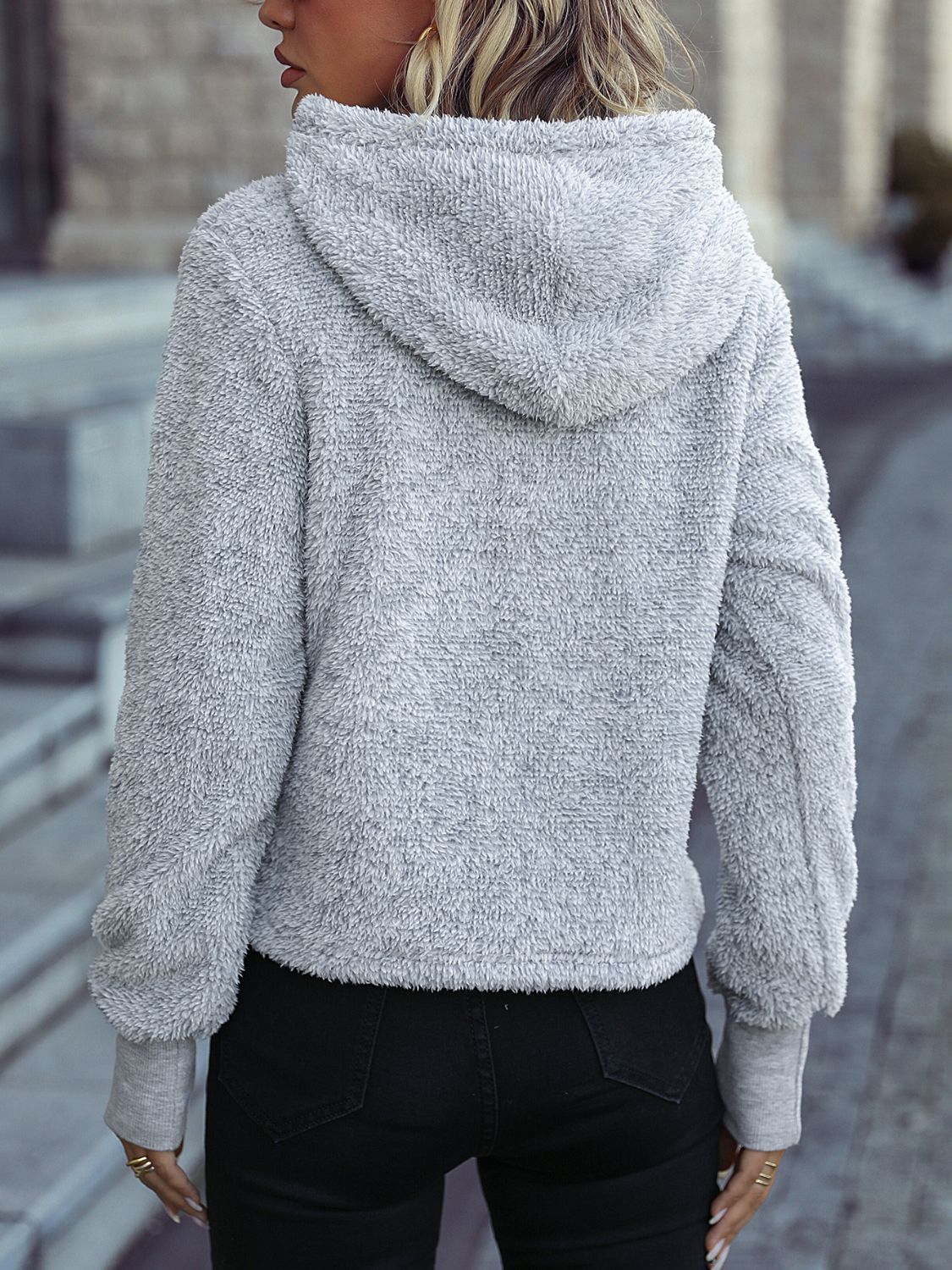 Sudadera Con Capucha Estilo Teddy Para Mujer | Ideal Para Uso Diario