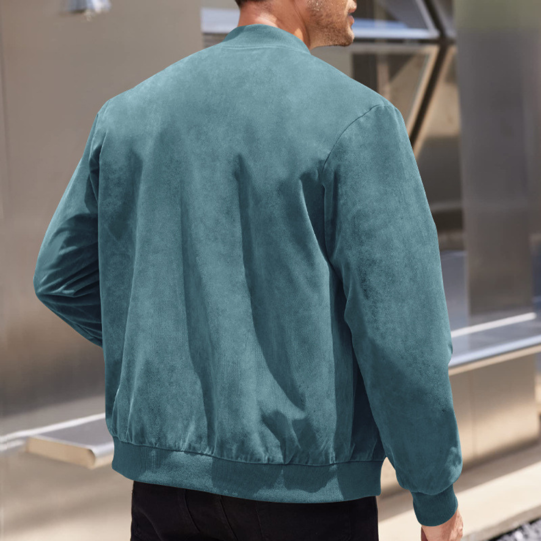 Chaqueta Bomber con Cierre de Cremallera para Adultos | Ideal para la Mi-Estación