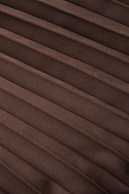 Conjunto De Blazer Entallado con Cinturón y Falda Plisada para Mujer | Ideal para Oficina y Eventos Formales