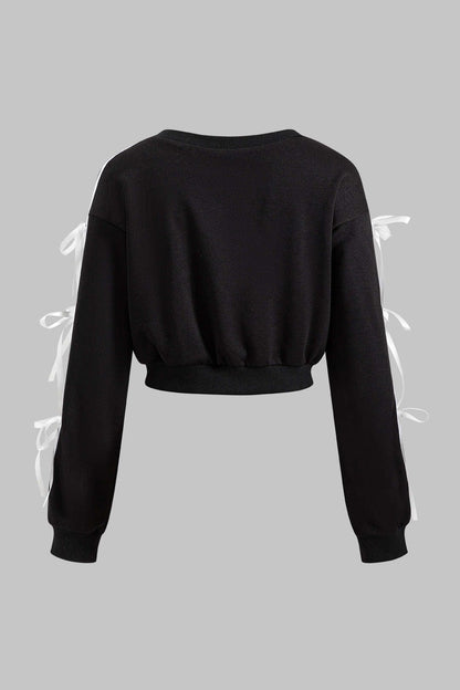 Conjunto De Dos Piezas Con Sudadera Corta Y Pantalón De Corte Amplio Para Mujer | Ideal Para Uso Diario