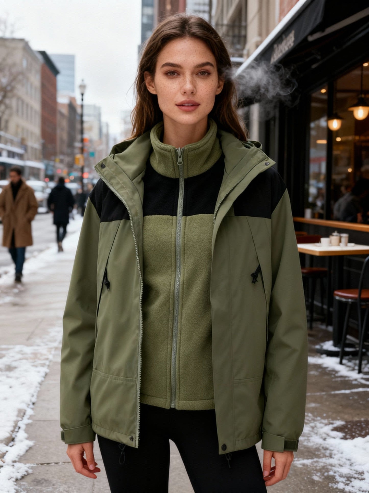 Chaqueta 3 En 1 Con Diseño Modular Para Mujer | Ideal Para Otoño E Invierno