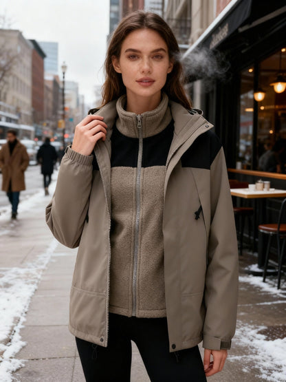 Chaqueta 3 En 1 Con Diseño Modular Para Mujer | Ideal Para Otoño E Invierno