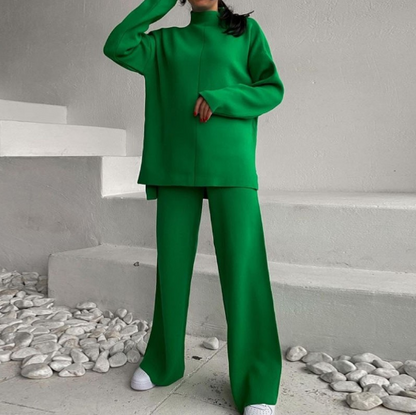 Conjunto de Dos Piezas con Corte Holgado para Mujeres | Ideal para Todas las Estaciones