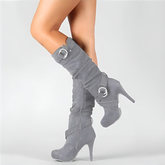 Botas Con Plataforma Y Tacón De Bloque Para Mujer | Ideal Para Otoño E Invierno